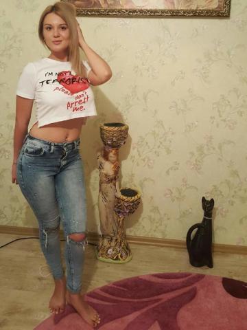 Юлия Реал Студентка Блондинка